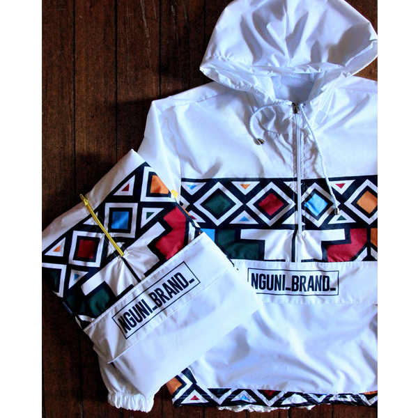 Windbreaker Jacket White (MEN) - Image 2