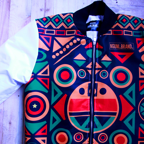 Iyana Unisex white Bomber Jacket