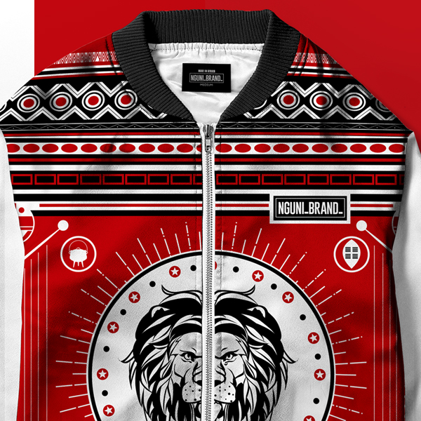 Thokoza - Bomber Jacket - WOMEN (white sleeves) - Image 5