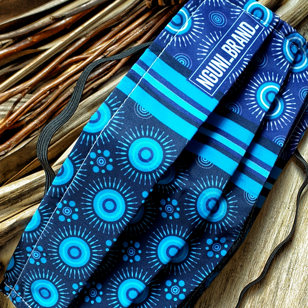 NguniBrand - Shweshwe Mask - Image 2