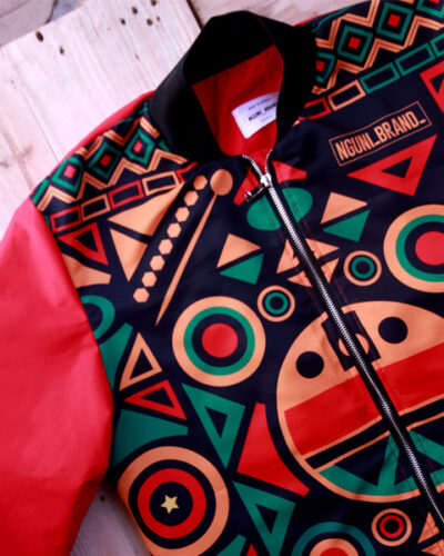 Iyana Unisex RED Bomber Jacket