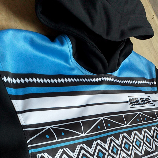 Nqadu Unisex black HOODIE - Image 2