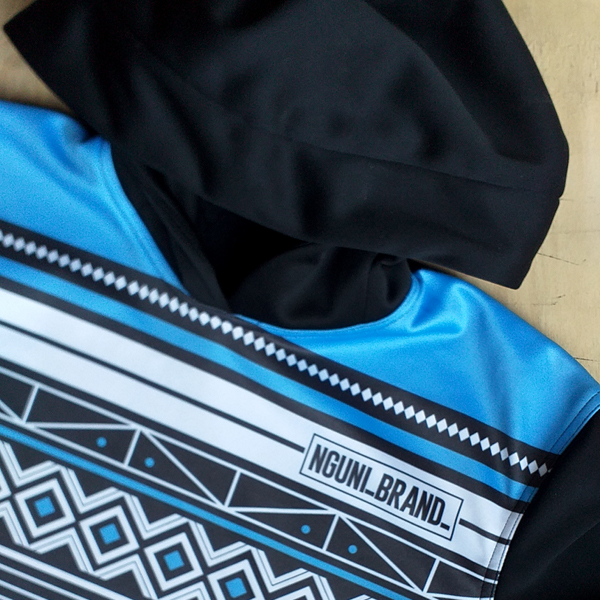 Nqadu Unisex black HOODIE - Image 3