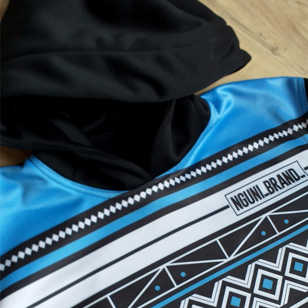 Nqadu Unisex black HOODIE - Image 4