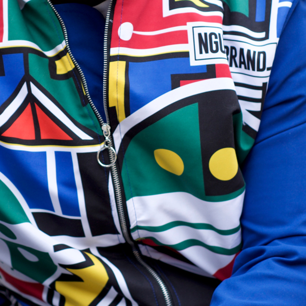 NguniBomber (Limited edition) - Bomber Jacket - MEN(BLUE) - Image 3