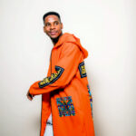 THINGO ORANGE LONG JACKET